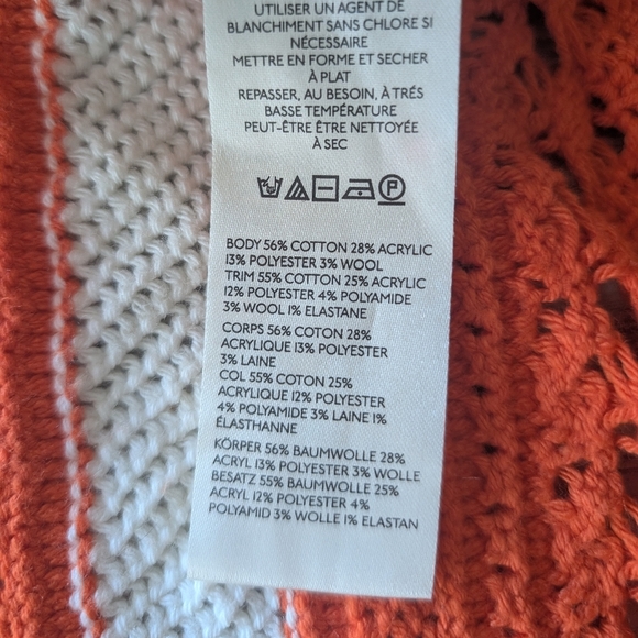 Anthropologie Maeve Open Stitch Cardigan Women's Medium - Picture 6 of 6